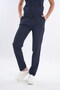 Navy Blue Lily Model Zippered Soft Lycra Doctor, Nurse Surgical Uniform Set - 6