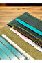 Genuine Leather Handmade Zippered Clutch Bag Portfolio Wallet - 2