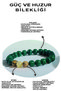 Natural Stone Bracelet - Certified Handcrafted - Malachite - Citrine - Jasper - Positive Energy - Protection
