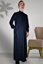 Hajj Umrah Clothes/Front Buttons Hidden and Long Sleeve Buttoned Pocket/Prayer Robe - 2
