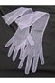 Bella Evening Dress Bridal Gloves Long Lilac - 6
