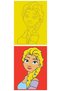 Disney Frozen 5 Pieces Large Size A4 Sand Painting Card Set |   Educational Sand Painting Set for Kids - 5