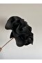 Decorative Handmade Luxury Latex Eva Artificial Flower - Plain BLACK - Foam flower - 2