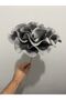 Decorative Handmade Luxury Latex Eva Artificial Flower-GRAY BLACK Detailed-Foam flower - 2