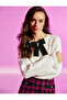 Bow Detailed Knitted Sweater - 2