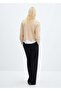 Knitted sweater with buttoned collar - 4