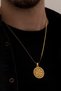 Viking Compass Model Yellow Men's Steel Pendant, Gift for Lover, Spouse, Father, Necklace