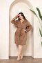 Women's Plush Soft Short Dressing Gown