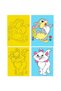 Cute Animals, 10 Large A4 Cards, Girl-Boy Sand Painting Card Set - Red Castle KB-RC-103 - 2