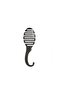 Shower Detangler Black Glitter Hair Brush - 3