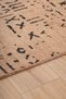 Moreno Viscose Woven Rug Non-Slip Base Washable Light Brown Anthracite Kitchen Rug 1323 - 4