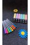 Triball Ballpoint Pen 8 Colors + Masis Pastel Color Highlighter Marking Pen Set of 6 - 4