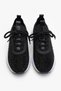 Woman's crystal stone detailed high sole walking shoes - 8