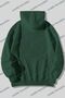 Unisex Green Happiest Printed Oversize Hoodie - 2