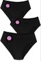 3-Pack Women's Laser-Cut, Non-Marking Panties with Elastic Waistband (3 Pieces) - 4