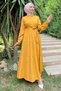 Φόρεμα 11492-MUSTARD - 4