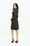 Women's Zipper Low-cut Mini Dress 5199-24 - 4