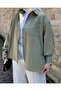 Kadın Oversize Uzun Basic Gömlek