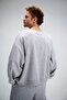Men's Timeless Oversize Gray Sweatshirt - 4