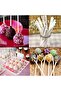 Lollipop Cake Cakepops Making Set 201 Pieces Pop Cake Cake Pops Bag Lollipop Stick Blue Ribbon - 2