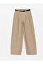 Comfortable Fit Women's Trousers with Waist Belt - 5