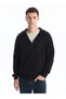 Hooded Long Sleeve Men's Knitwear Cardigan