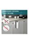 1 Piece under Shelf Paper Towel - Cup and Mug Cup Hanger Kitchen Organizer - 3