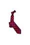Navy Blue Claret Red Polka Dot Pattern Tie 4214-4k - 2