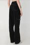 Girl's Oversize Cargo Pocket 100% Cotton Jeans with Stitching Detail - 4