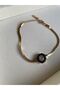 WOMEN'S STEEL SERENAY BRACELET GOLD ITALIAN CHAIN - 2