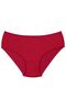 100% Cotton, High Waist, Ribbed, 6-Piece Women's Briefs 2 Black, 2 Claret Red, 2 Plum - 4