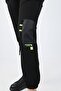 Women's Large Size Harmony Print Detailed Tracksuit Set 8079-24 - 4