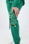 Women's Large Size Harmony Print Detailed Tracksuit Set 8079-24 - 4