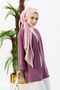 Medium Women's Lilac Cardigan - Plain Design - 11000 - 4