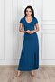 Women's Slit Detailed Dress 5174-23 - 4