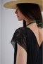 Lace Poncho Pareo Side Stitched Self-Stretching Fringed Beach Dress - 8