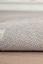 Mia Viscose Woven Carpet Non-Slip Base Washable Gray Beige Kitchen Carpet 1451 - 3