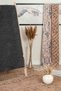 Moreno Viscose Woven Rug Non-Slip Base Washable Light Brown Anthracite Kitchen Rug 1323 - 8