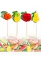 50 Pieces 12 Cm Bamboo Toothpick Fruit Muffin Cupcake Cake Decoration Cocktail Stick - 7