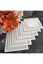 Gold and silver detailed elegant cocktail napkin, coffee side napkin, presentation napkin - 2