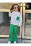 Long Sleeve Blouse and Spanish Trousers Set for Girls - Nursery Kindergarten Primary School - 5