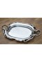 Stylish Carved Gift Mirrored Classic Presentation Tray - 3