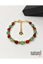 Agate - Aventurine - Hematite Natural Stone Stress Bracelet - Compatible Stones Series - 3