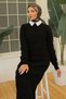 Women's Heart Braided Knitwear Dress - 6