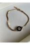 WOMEN'S STEEL SERENAY BRACELET GOLD ITALIAN CHAIN - 5