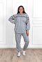 Women's Glitter-Detail Plus Size Tracksuit Set 3671-23 - 4