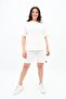 Women's Large Size Sleeve Detailed Shorts Suit 8101-24