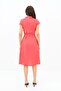 Women's Sleeveless Buttoned Belted Dress 5175-23 - 3