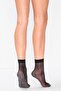 Women's Black Comfort 15 Denier Sole Semi Shiny Socket Socks, Pack of 6 - 2