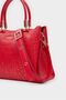 Elegance Red Women's Chain Detailed Adjustable Strap Hand and Shoulder Bag - 4